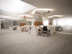 Pomieszczenia biurowe_aranżacja - Wnętrza publiczne, styl nowoczesny - zdjęcie od 3ESDESIGN