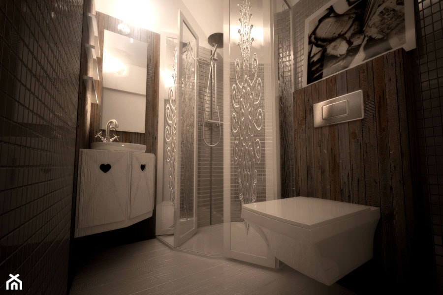 Projekt aranżacji łazienki - Łazienka, styl tradycyjny - zdjęcie od 3ESDESIGN