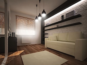 Nowoczesny apartament dla dwojga. - Biuro, styl nowoczesny - zdjęcie od 3ESDESIGN