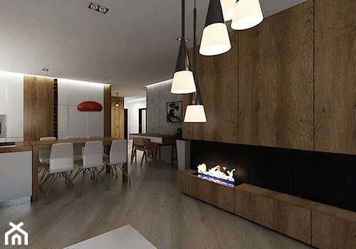 Domowe ognisko - aranżacje kominków w naszych projektach - zdjęcie od 3ESDESIGN