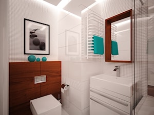 aranżacja małego mieszkania - Łazienka, styl nowoczesny - zdjęcie od 3ESDESIGN