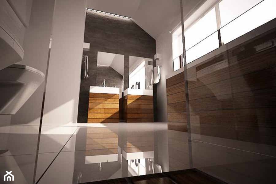 Projekt aranżacji nowoczesnej łazienki - Łazienka, styl nowoczesny - zdjęcie od 3ESDESIGN - Homebook