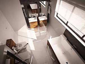 Projekt aranżacji nowoczesnej łazienki - Łazienka, styl nowoczesny - zdjęcie od 3ESDESIGN