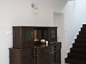 Dom w stylu Modern Classic - Średni szary hol / przedpokój, styl tradycyjny - zdjęcie od StanglewiczDizajn