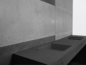 Umywalka z betonu architektonicznego - czarna - zdjęcie od Bettoni - Beton Architektoniczny