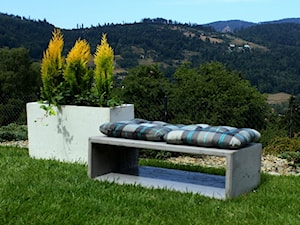 Donica i ławka z betonu - zdjęcie od Bettoni - Beton Architektoniczny