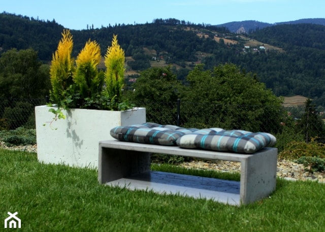 Donica i ławka z betonu - zdjęcie od Bettoni - Beton Architektoniczny