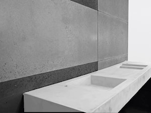 Umywalka z betonu architektonicznego - biała - zdjęcie od Bettoni - Beton Architektoniczny