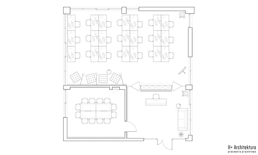 Plan - zdjęcie od H+ Architektura