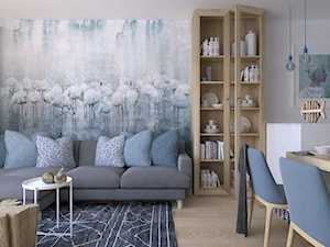 Mieszkanie w błękitach - Salon, styl nowoczesny - zdjęcie od DYLIK DESIGN
