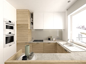 Cegła w bieli - Kuchnia, styl nowoczesny - zdjęcie od DYLIK DESIGN