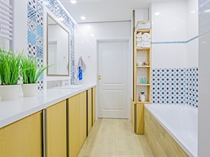 Kobieca łazienka - Średnia łazienka, styl nowoczesny - zdjęcie od MMA Pracownia Architektury