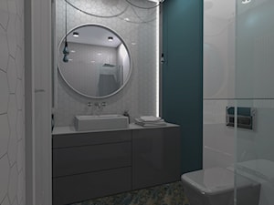 mała łazienka w męskim wydaniu - Łazienka, styl skandynawski - zdjęcie od hb architektura.projektowanie