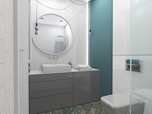 mała łazienka w męskim wydaniu - Łazienka, styl skandynawski - zdjęcie od hb architektura.projektowanie