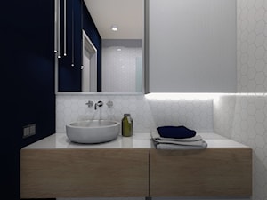 mała łazienka w męskim wydaniu - Łazienka, styl nowoczesny - zdjęcie od hb architektura.projektowanie