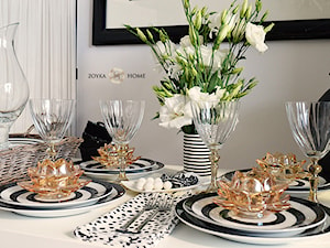 Aranżacja stołu B - Biała jadalnia, styl tradycyjny - zdjęcie od Zoyka HOME