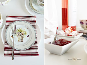 Kolekcja Cynie - Mała biała jadalnia jako osobne pomieszczenie, styl tradycyjny - zdjęcie od Zoyka HOME