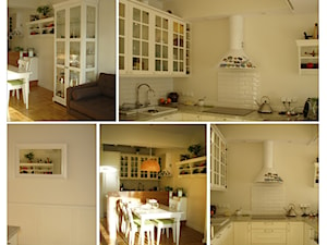 Kuchnia otwarta na salon, inspirowanatradycyjnym stylem skandynawskim - zdjęcie od Limonka Design Group