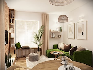 Mieszkanie dla studentki - Salon, styl nowoczesny - zdjęcie od Limonka Design Group