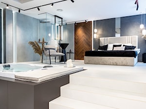 Sypialnia z salonem kąpielowym i jacuzzi - zdjęcie od Maxfliz Salony Wyposażenia Wnętrz