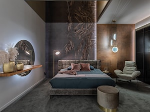Sypialnia rodem z luksusowego hotelu - zdjęcie od Maxfliz Salony Wyposażenia Wnętrz