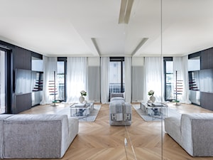 Nowoczesna elegancja w apartamencie od Biuromax - zdjęcie od Maxfliz Salony Wyposażenia Wnętrz