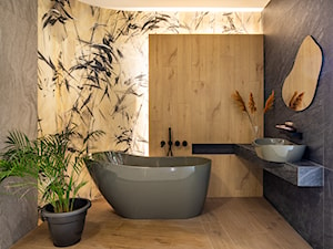 Łazienka z wanną w stylu ZEN - zdjęcie od Maxfliz Salony Wyposażenia Wnętrz