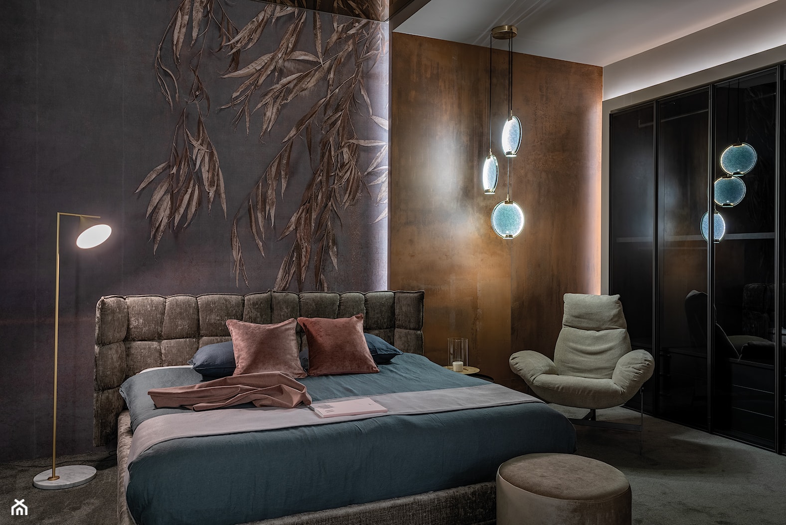 Sypialnia rodem z luksusowego hotelu - zdjęcie od Maxfliz Salony Wyposażenia Wnętrz - Homebook