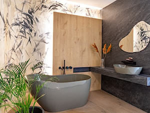 Łazienka z wanną w stylu ZEN - zdjęcie od Maxfliz Salony Wyposażenia Wnętrz