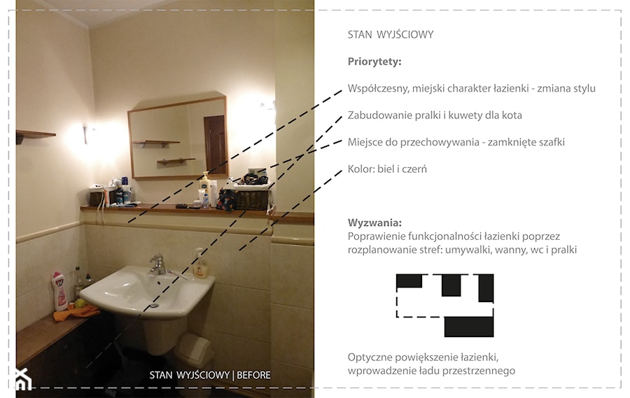 Łazienka „z Barcelony” | Bathroom „from Barcelona” - Łazienka, styl nowoczesny - zdjęcie od Pracownia Pięknych Wnętrz