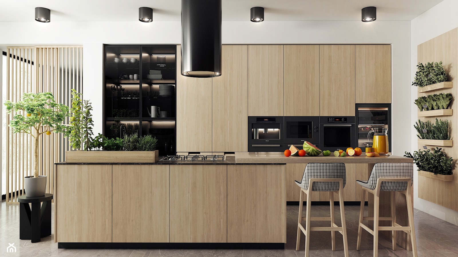 Kuchnia - trendy wnętrzarskie 2024, drewniana kuchnia w stylu naturalnym