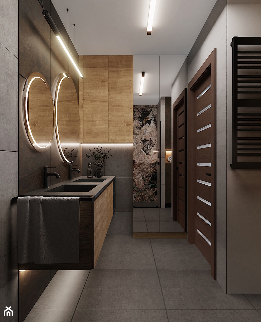 Łazienka i wc w stylu loft - Łazienka, styl industrialny - zdjęcie od Przestrzenie