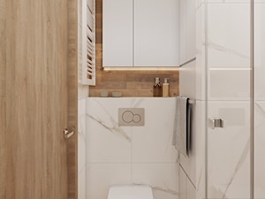 Mała łazienka w bloku - Łazienka, styl nowoczesny - zdjęcie od Przestrzenie