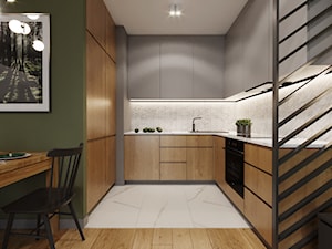 Mieszkanie w leśnym klimacie - Kuchnia, styl nowoczesny - zdjęcie od Przestrzenie