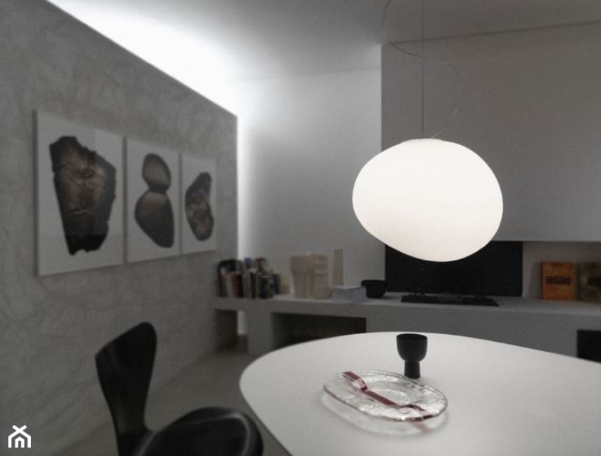 Lampa wisząca Foscarini - Gregg - biała - zdjęcie od DecoMania.pl