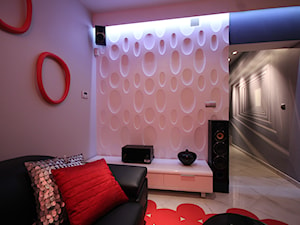 Panele ścienne 3D - Salon, styl nowoczesny - zdjęcie od DecoMania.pl