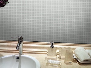 Mozaika szklana brokatowa - Primavera by Fabrizio Moretti - B118 biała - zdjęcie od DecoMania.pl