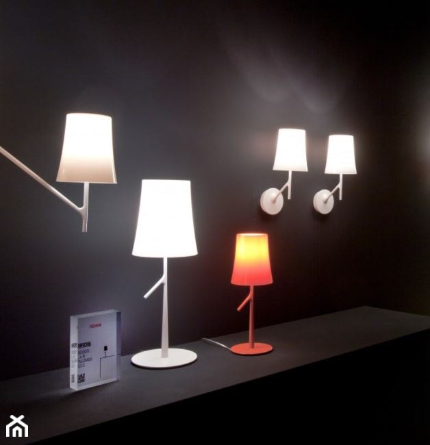 Lampa ścienna Foscarini - Birdie - biała - zdjęcie od DecoMania.pl - Homebook