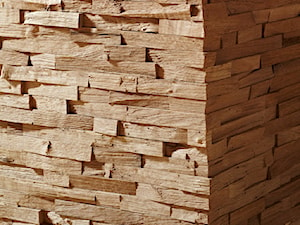 Panel drewniany - Natural Wood Panels - Dąb Cegiełka Rustykal 3D - zdjęcie od DecoMania.pl
