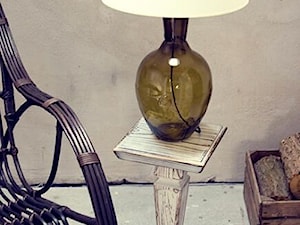 Lampa stołowa - Gie EL Home - szklana oliwkowa 65 cm - zdjęcie od DecoMania.pl