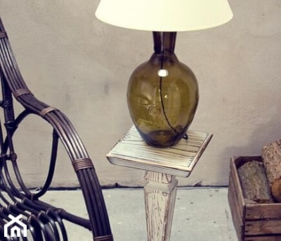 Aranżacje wnętrz - : Lampa stołowa - Gie EL Home - szklana oliwkowa 65 cm - DecoMania.pl. Przeglądaj, dodawaj i zapisuj najlepsze zdjęcia, pomysły i inspiracje designerskie. W bazie mamy już prawie milion fotografii!