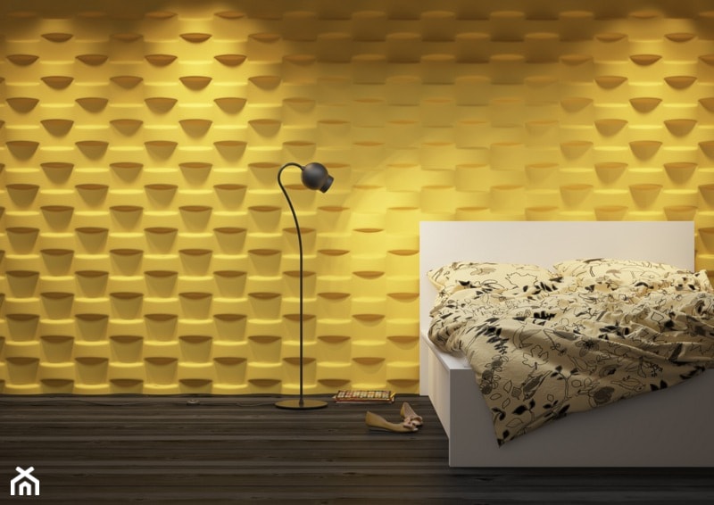 Panel dekoracyjny ścienny 3D Dunes - Wicker - zdjęcie od DecoMania.pl - Homebook