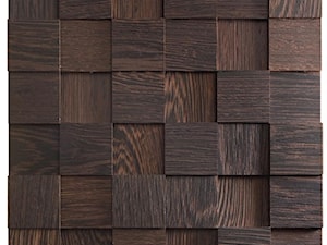Panel drewniany - Natural Wood Panels - Dąb Wenge Kostka Gładka 3D - zdjęcie od DecoMania.pl