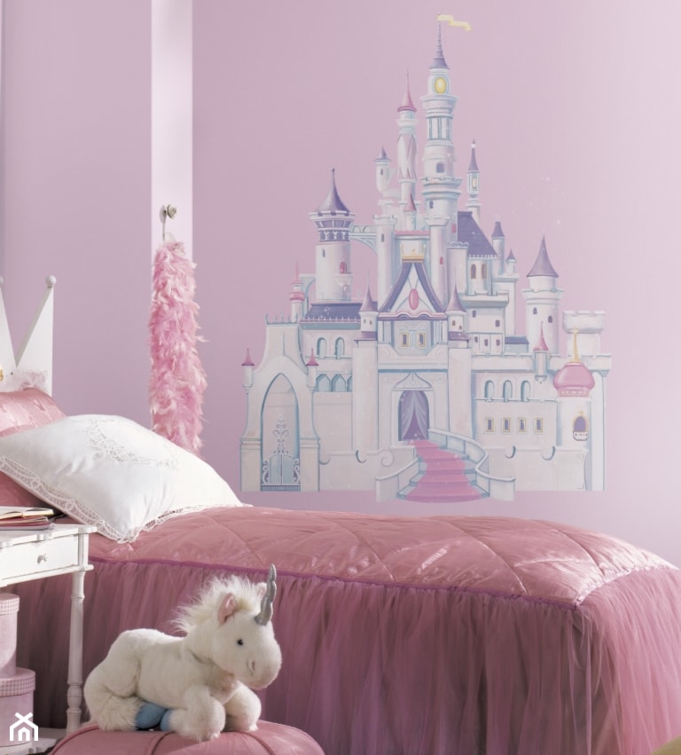 Naklejki dla dzieci RoomMates - RMK1546GM Zamek Disney`a - zdjęcie od DecoMania.pl