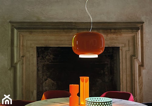 Lampa wisząca Foscarini - Chouchin 1 - pomarańczowa - zdjęcie od DecoMania.pl
