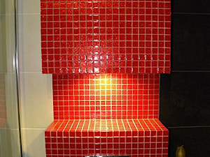 Mozaika szklana brokatowa - Primavera by Fabrizio Moretti - B113 czerwona - zdjęcie od DecoMania.pl