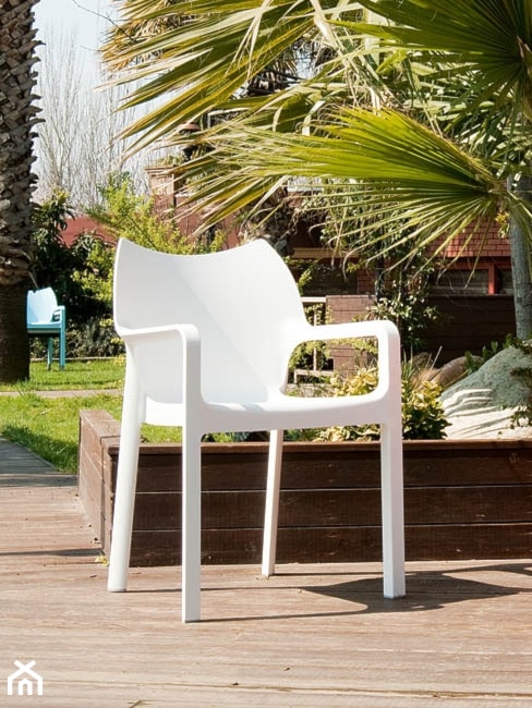 Krzesło Dionisio - D2 - białe - zdjęcie od DecoMania.pl