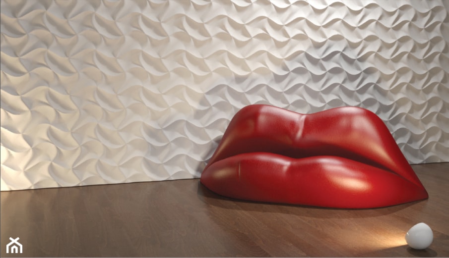 Panel dekoracyjny ścienny 3D Dunes - Origami - zdjęcie od DecoMania.pl - Homebook