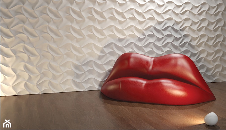 Panel dekoracyjny ścienny 3D Dunes - Origami - zdjęcie od DecoMania.pl