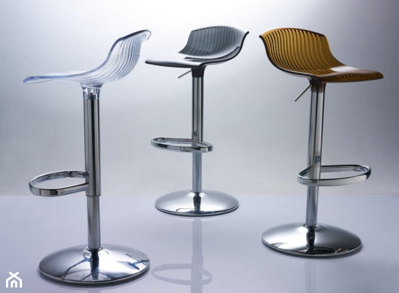 Krzesło - Siesta - Aria - bursztynowe przezroczyste - zdjęcie od DecoMania.pl - Homebook